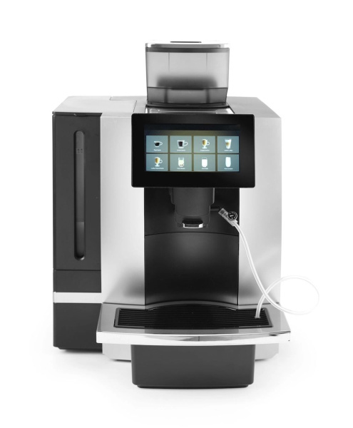 Кофемашина автоматическая с сенсорным экраном, серебряный, HENDI 208540
