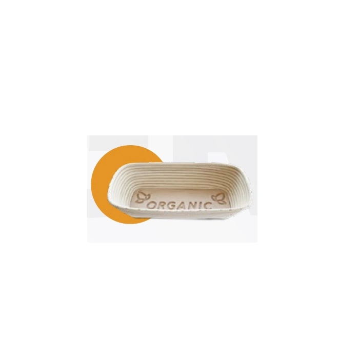 Форма для расстойки хлеба Trgopek, из ротанга, длинная с гравировкой, 320х140х85 мм, 1000 г купить в Москве | Балтик Мастер