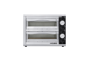 Печь для пиццы Prismafood HIDEO 2/40 GLASS & LIGHT, 4 термостата, двухкамерная по 1 пицце ø35 см