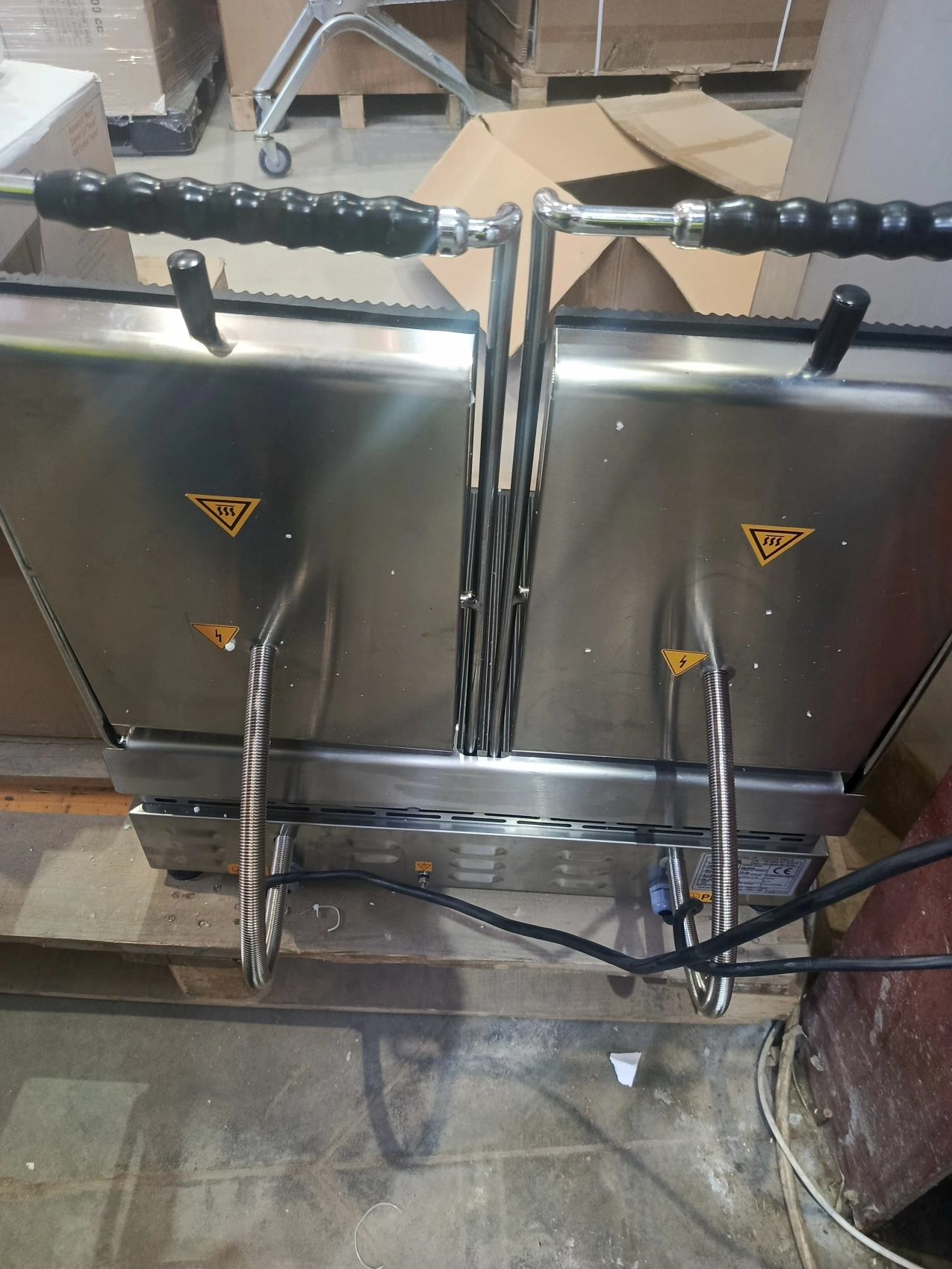 Гриль двойной рифленый электрический SGS Oven TG 6040 DE, Б/У купить в Москве | Балтик Мастер