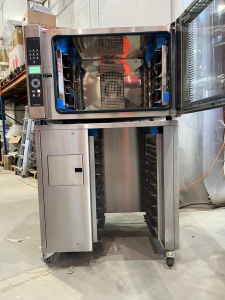 Печь электрическая конвекционная Debag Dila 5, без вытяжного зонта, с промежуточным стеллажом и системой очистки EasyClean, петли двери справа