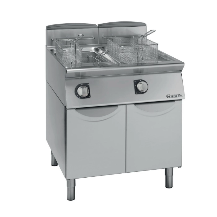 Фритюрница Giorik Unika 700 FE7215, электрическая, напольная, 15+15 л купить в Москве | Балтик Мастер