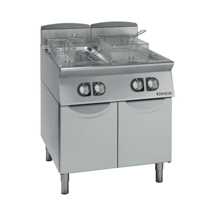 Фритюрница Giorik Unika 700 FE7217, электрическая, напольная, 17+17 л купить в Москве | Балтик Мастер
