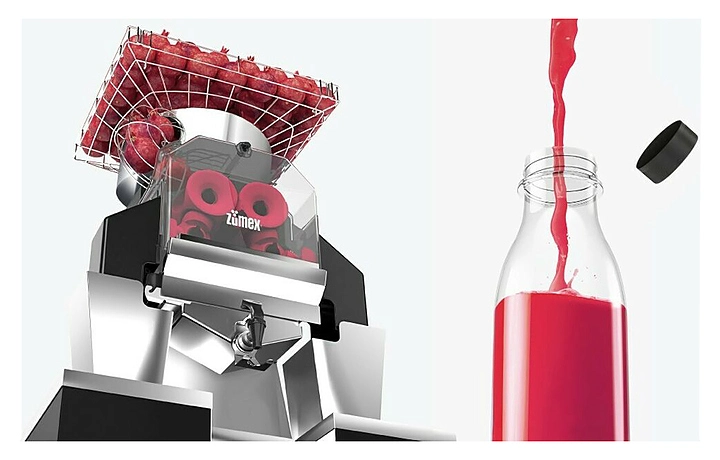 Соковыжималка Zumex Speed Pomegranates Juice Corner Wide UE (Oiled Oak) с подиумом купить в Москве | Балтик Мастер