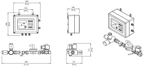 Дозатор-смеситель воды STM Products DOX 25 M