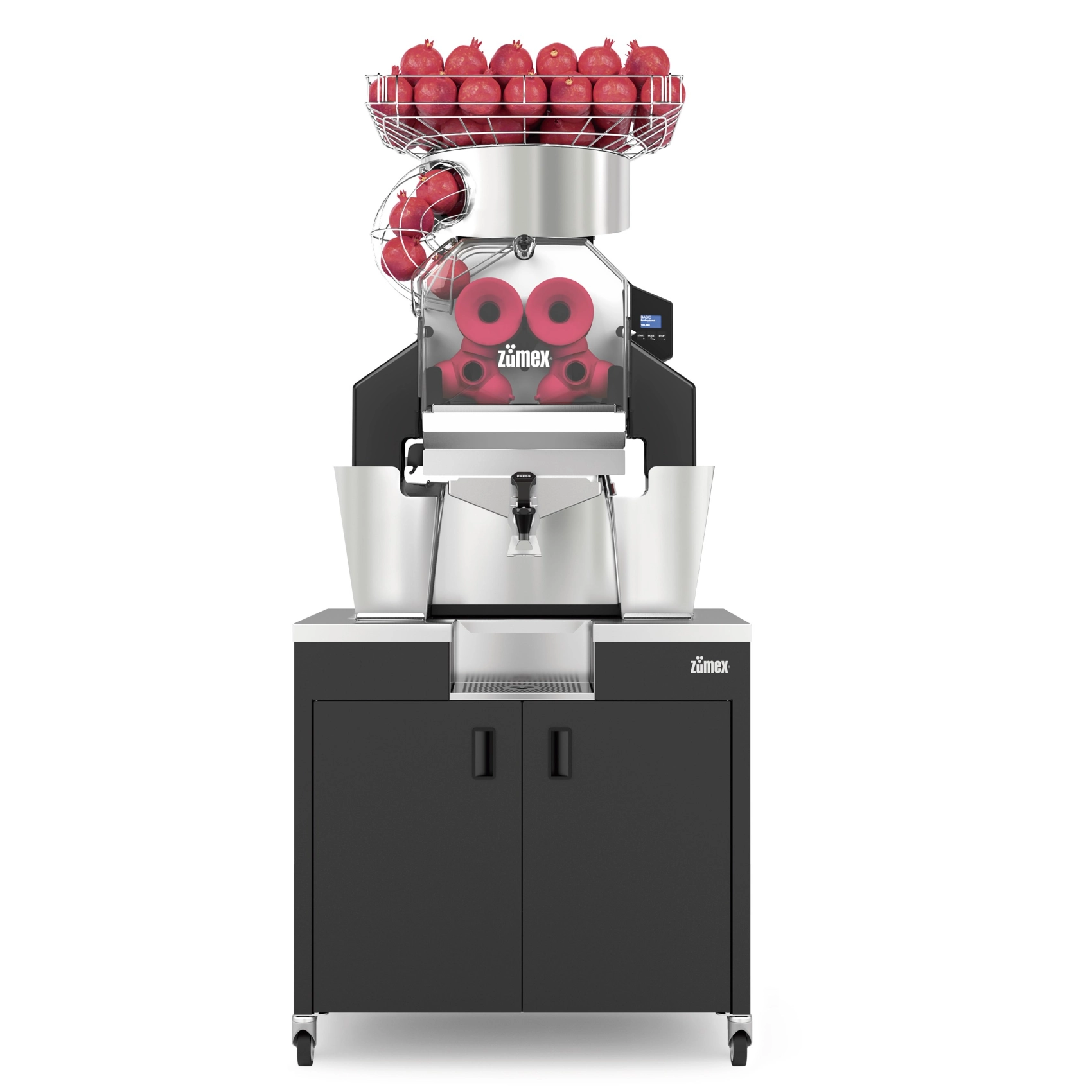 Соковыжималка Zumex Speed Pomegranates All-in-One Wide UE (Black) с подиумом купить в Москве | Балтик Мастер