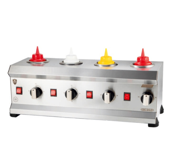 Подогреватель для соуса YUKON MSOS-4, на 4 емкости