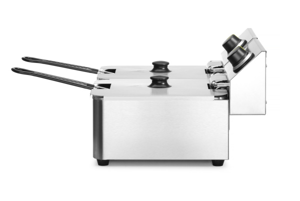 Фритюрница настольная HENDI Kitchen Line 205853, 6+6 л