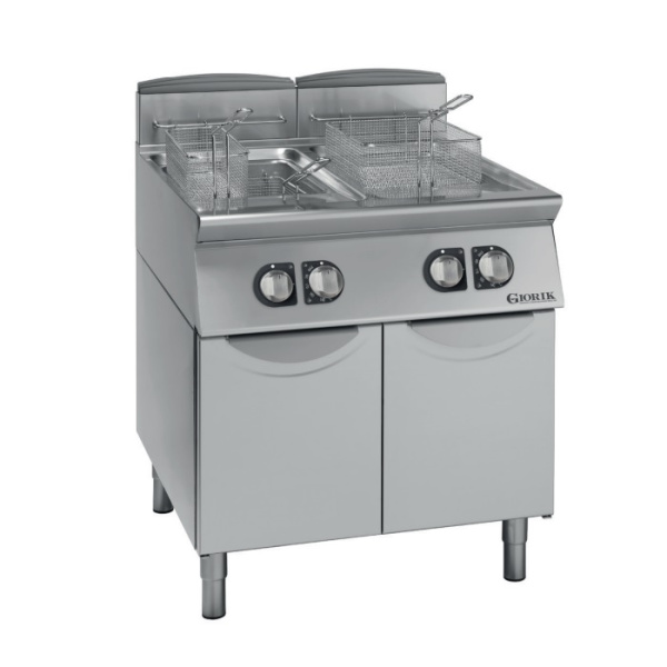 Фритюрница Giorik Unika 900 FE9217, электрическая, напольная, 17+17 л