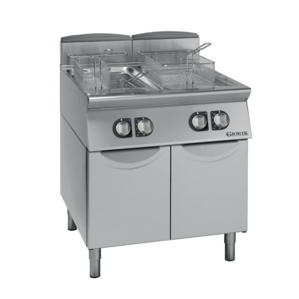 Фритюрница Giorik Unika 900 FE9221, электрическая, напольная, 21+21 л