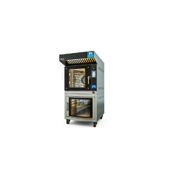Печь конвекционная с автоматической мойкой и расстоечным шкафом MEMAK SIRIUS-F