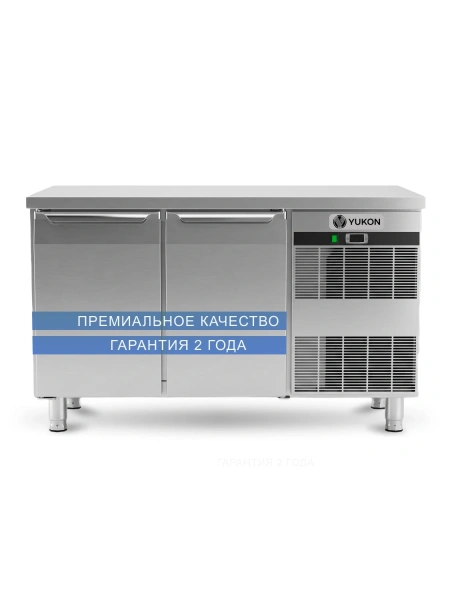 Стол морозильный YUKON QNL2100, объем 260 л, 2 сплошные двери