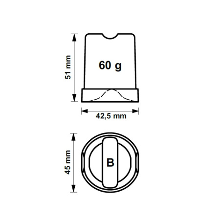 Льдогенератор (кубиковый лед, B-60 г) BREMA CB 1265A HC, воздушное охлаждение, хладагент R290