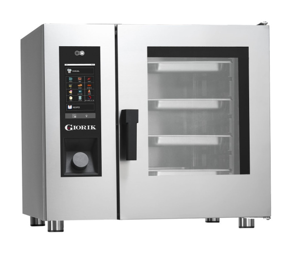 Пароконвектомат Giorik Steambox Evolution R SERE061W - электрический, инжекторный, 6 уровней GN1/1, душирующее устройсто, термощуп