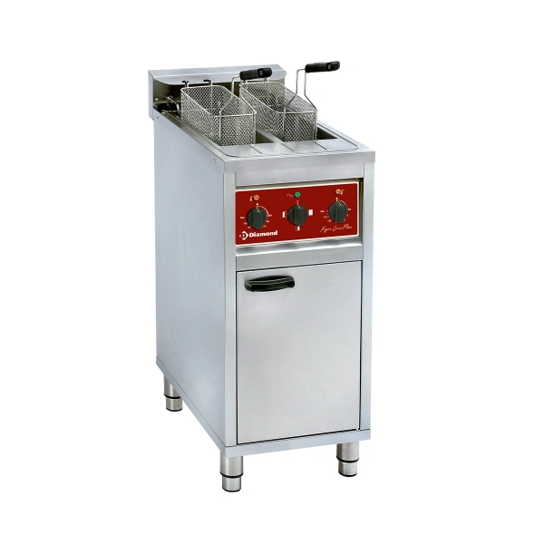 Фритюрница электрическая 2x10 л Diamond Europe FSM-2V6E/N в комплекте с 3 корзинами 9RGF04046