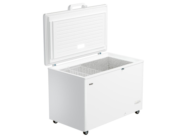 Ларь морозильный Haier HCE380RFC с глухой крышкой