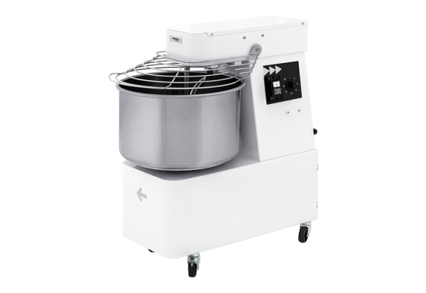 Тестомес спиральный с фиксированной дежой Prismafood IBM 30, дежа 32 л, 24 кг теста, 1 скорость