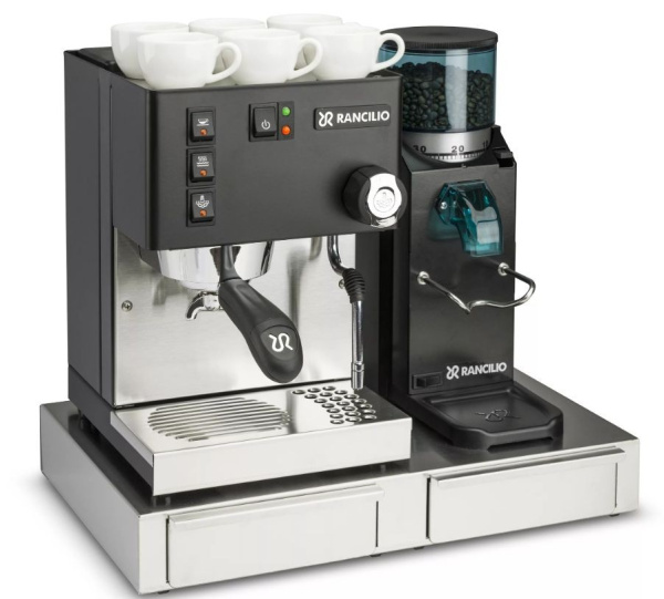 Кофемолка полуавтоматическая прямого помола без дозатора Rancilio Rocky SD Black
