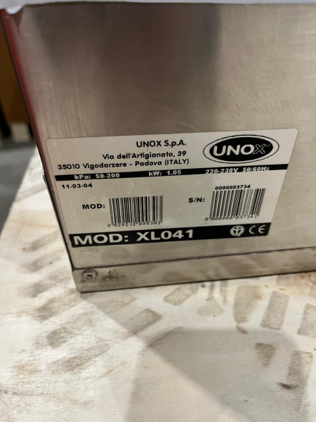 Шкаф расстоечный Unox XL 041, 8 уровней 435х315