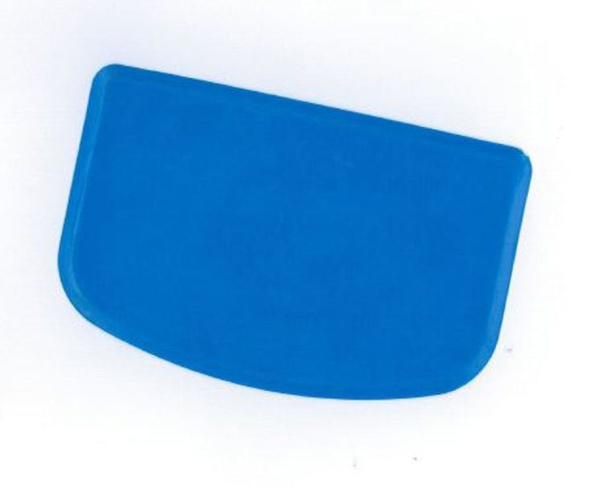 Скребок для теста Scaritech CO002BLE, прямоугольный, 150х95 мм, синий