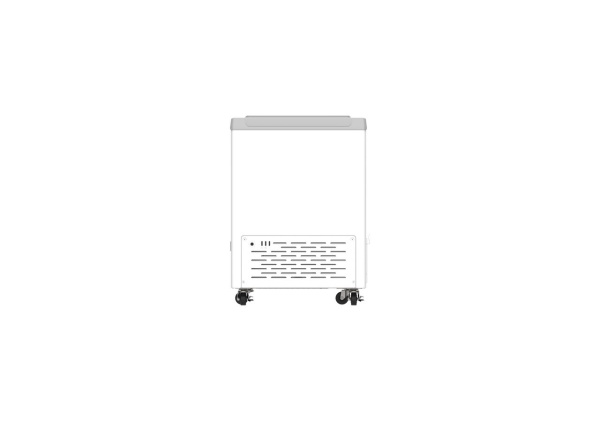 Ларь морозильный с прямым стеклом Haier SD-605FPEL, подсветка