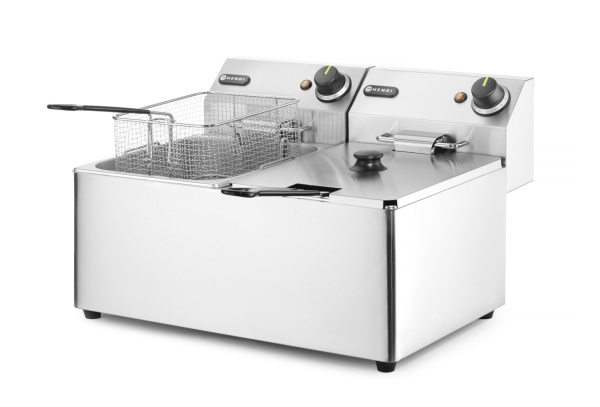 Фритюрница настольная HENDI Kitchen Line 205839, 8+8 л