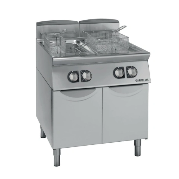 Фритюрница Giorik Unika 900 FE9221, электрическая, напольная, 21+21 л