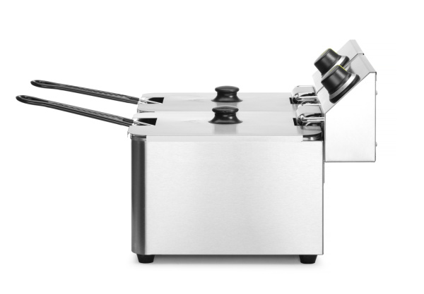 Фритюрница настольная HENDI Kitchen Line 205839, 8+8 л