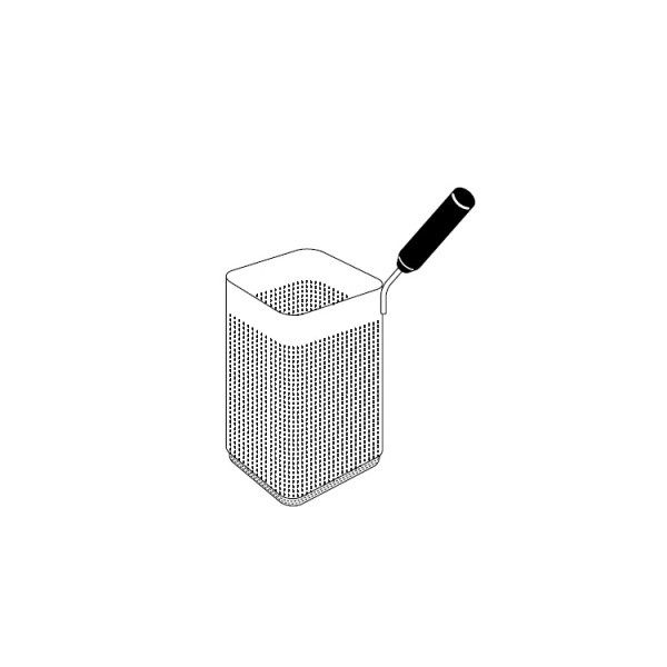 Корзина для пасты 1/6 GN (dx) Giorik 2003045, 163x143x215 мм