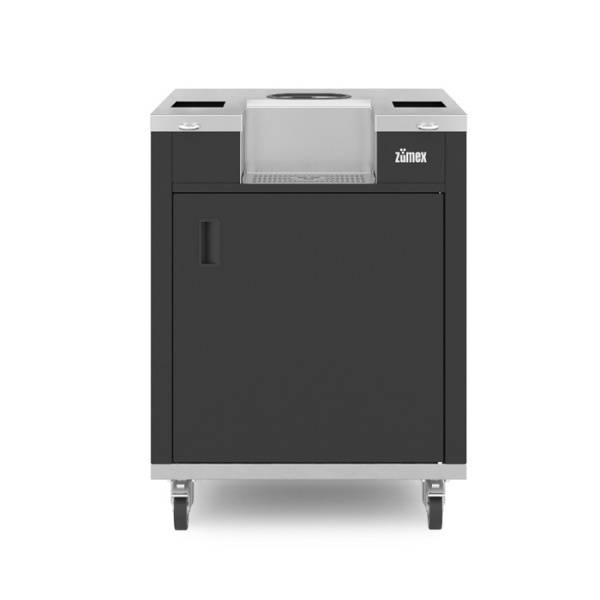 Соковыжималка Zumex Smart Speed S +plus All-in-One Slim UE (Black) с подиумом