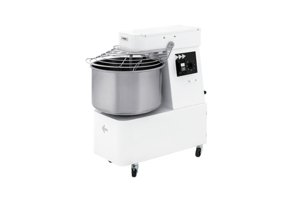 Тестомес спиральный с фиксированной дежой Prismafood IBT 20 2V, дежа 22 л, 16 кг теста, 2 скорости