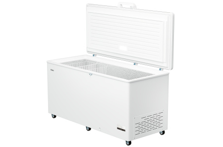 Ларь морозильный Haier HCE520RFC с глухой крышкой