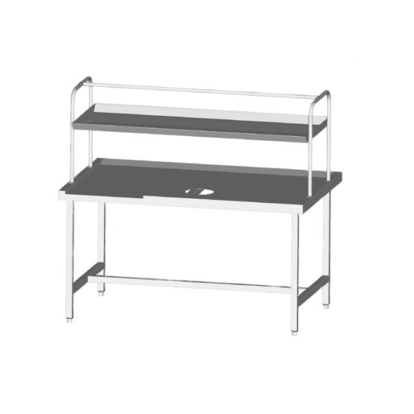 Полка для корзин для сортировочного центрального стола Sammic EMD-2368, 2368x650x600 мм