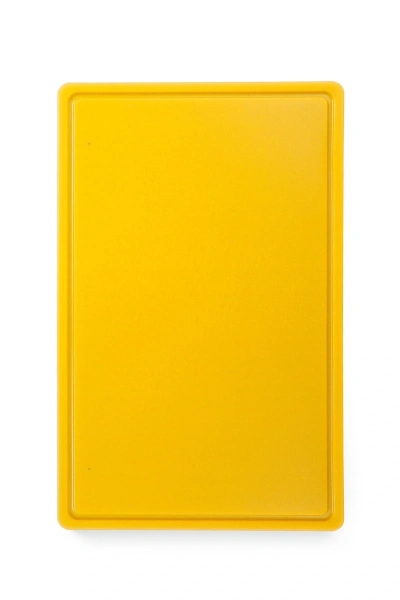 Доска разделочная HACCP HENDI 826058, GN1/1, 530x325 мм, толщина 15 мм, желтая