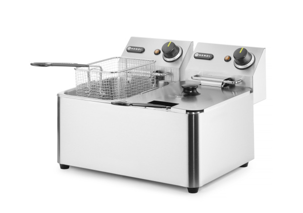 Фритюрница настольная HENDI Kitchen Line 205846, 4+4 л