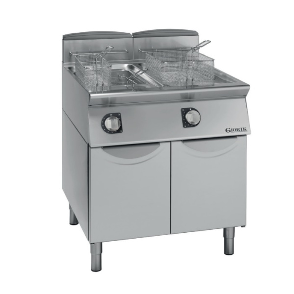 Фритюрница Giorik Unika 700 FE7215, электрическая, напольная, 15+15 л