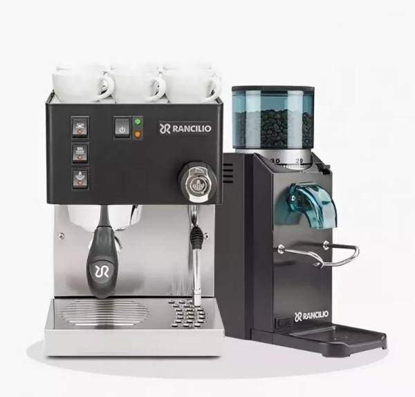 Кофемолка полуавтоматическая прямого помола без дозатора Rancilio Rocky SD Black