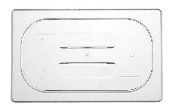 Крышка для гастроёмкости из поликарбоната HENDI 864142, GN1/4, 265x162 мм, прозрачная