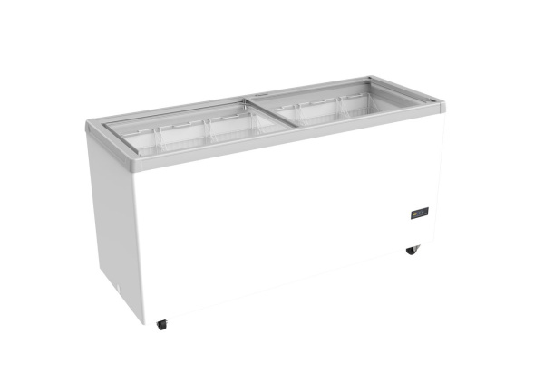 Ларь морозильный с прямым стеклом Haier SD-605FPEL, подсветка