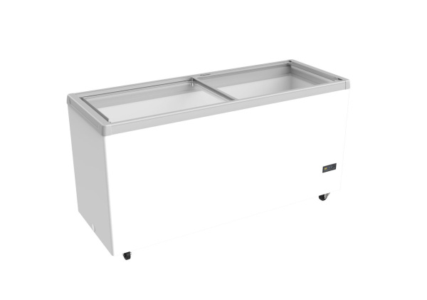 Ларь морозильный с прямым стеклом Haier SD-605FPEL, подсветка