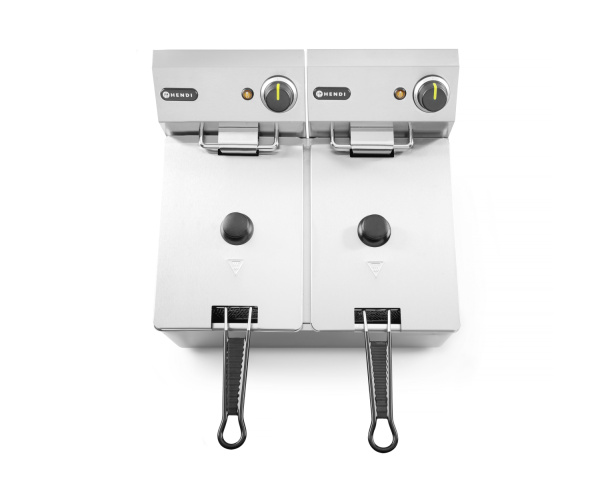 Фритюрница настольная HENDI Kitchen Line 205846, 4+4 л