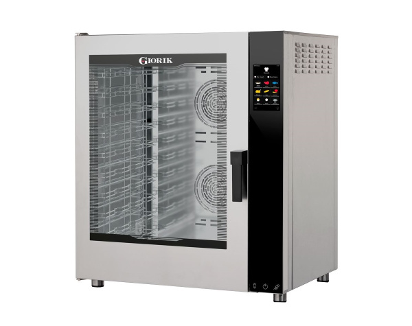 Пароконвектомат Giorik Movair NMTE10XW_L - электрический, инжекторный, 10 уровней GN1/1 - 600х400