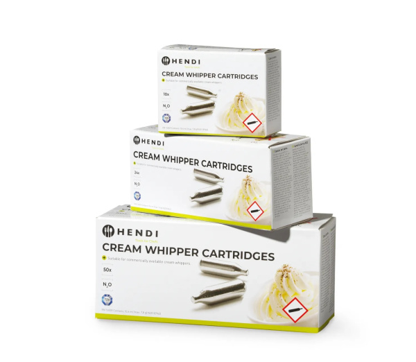 Баллончики для сифона для сливок N₂O HENDI 588208, 10 шт. в упаковке