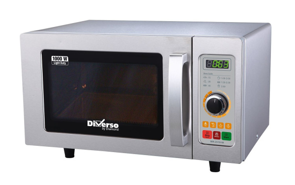 Печь профессиональная микроволновая Diamond Europe Diverso by Diamond WR-2510-M, 25 л, механическая и цифровая панель, 1 магнетрон