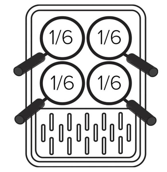 Корзина для пасты 1/6 GN (R) Giorik 2003080, ø152x215 мм