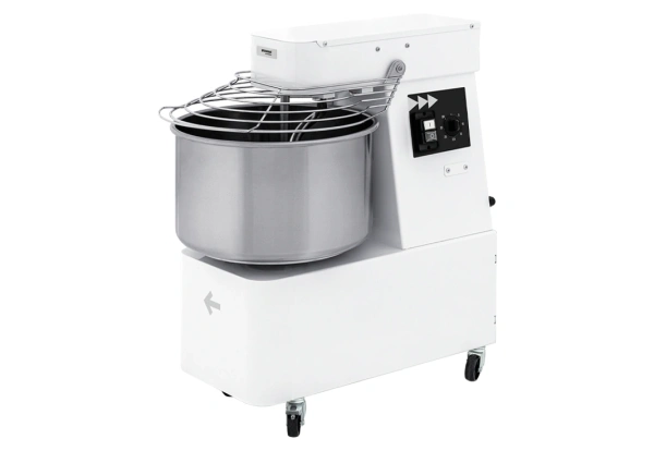 Тестомес спиральный с фиксированной дежой Prismafood IBT 40 2V, дежа 41 л, 32 кг теста, 2 скорости