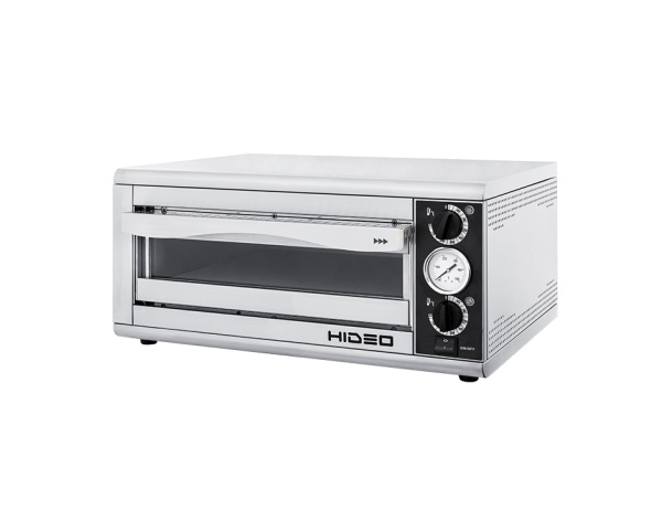 Печь для пиццы Prismafood HIDEO 1/40 GLASS & LIGHT, 2 термостата, однокамерная на 1 пиццу ø35 см