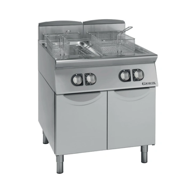 Фритюрница Giorik Unika 900 FE9217, электрическая, напольная, 17+17 л