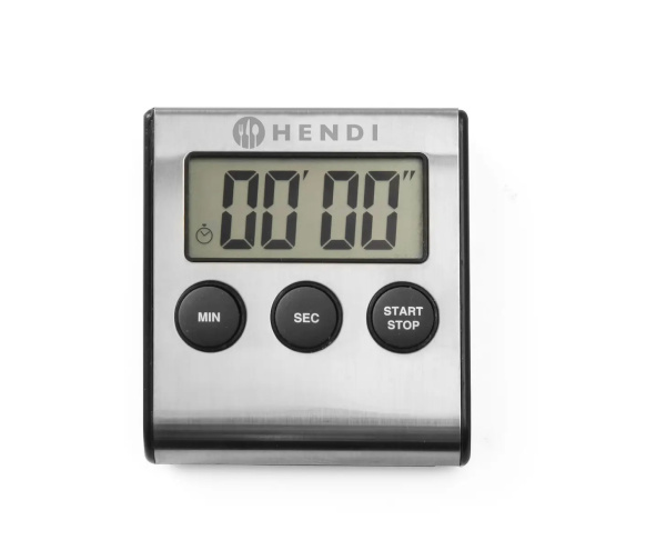 Таймер кухонный цифровой HENDI 582022, 65x70x(H)17 мм