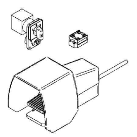 Педаль сцепления с ключом для LM-32/P Koneteollisuus Oy ELMPFOOT.2